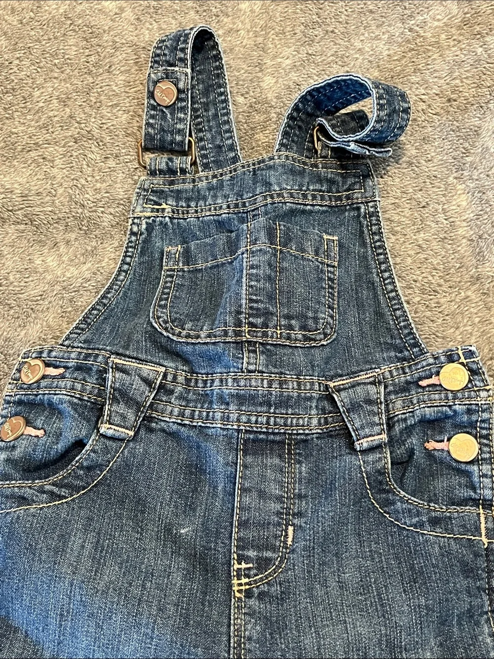 💕 2/$15 Old Navy Girls Overalls-2T